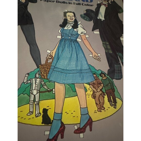 Tom Tierney Judy Garland Paper Dolls In Full Color 1982 uncut - Picture 2 of 8